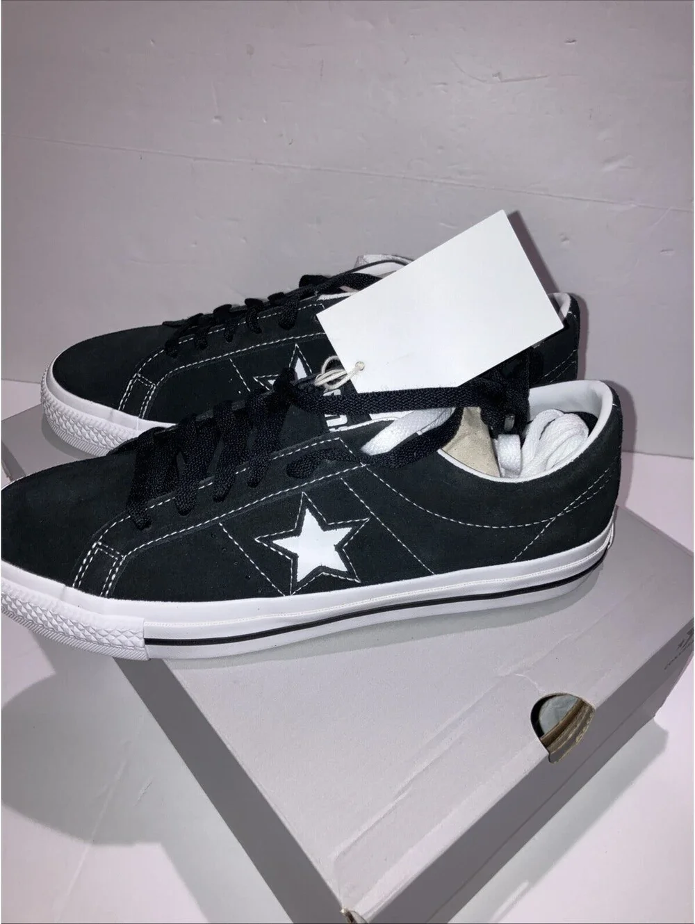 CONVERSE CONS One Star Pro OX Black White 171327C Men’s 9 Women’s 10.5 NEW